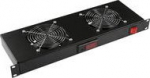 Lanview 2 FANS, DIGITAL THERMOSTAT, RACK MOUNT FAN MODULE 1U