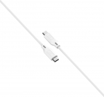 Silicon Power kaabel USB-C - USB-C Boost Link 1m, valge (LK15CC)