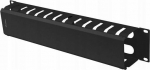 Lanberg Organizer cables Lanberg AK-1705-B 19'' 1U z end cap type A czarny