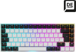 Sharkoon SKILLER SGK50 S3 - Tastatur - 75% - Hintergrundbeleuchtung - USB - QWERTZ - Deutsch - Tastenschalter: Gateron Red (Hot-swappable)