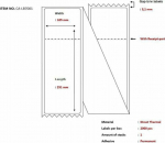 Capture Ship-label 105 x 251mm, Direct Thermal, with receipt