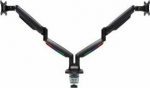 LEITZ ACCO Brands KENSINGTON One-Touch Height Adjustable Dual Monitor Arm - Black