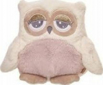 Beppe Owl mascot Abby 23 cm creamy pink