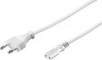 MicroConnect Power Cord Notebook 0.5m White