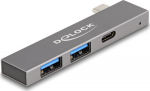 Delock Hub - schlank, 5 Gbps, with USB Typ-C
