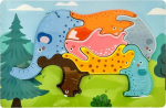Teka Puzzle wooden animal Elephant