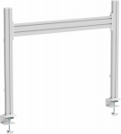 InLine &reg; Slatwall table holder, Panel aluminum 1m w this 2 support 0.86m
