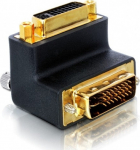 DELOCK DVI Adapter DVI(24+5) -> DVI(24+5) Bu/St 90&deg;