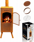 Rojaplast garden fireplace BONFEU GARDEN FIREPLACE BONCARR&Eacute; RUST
