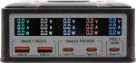 Exsys EX-1107 - Multiport High Power Charger with QI 15W und USB-C PD max - Digital/Data