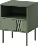 Cama MEBLE Cama Bedside table 2 pcs. TRESSE 44x40x53 matte green