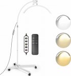 Michael Marinelli Cosmetic Mirror Lamp LED Cosmetic Shadeless Moon for Nails Eyelashes Makeup 45W +Pilot / GX585R-PRO White
