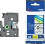 Kleepkirjalint Brother TZE-131 l&auml;bipaistev, must tekst, laius 12mm