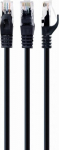 PATCH CABLE CAT6 UTP 0.5M/BLACK PP6U-0.5M/BK GEMBIRD