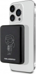 Karl Lagerfeld Powerbank indukcyjnyKLPBMKIOTTGK 5W 3000mAh Ikonik MagSafe / black