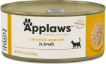 APPLAWS Chicken breast in broth - wet cat food - 156g