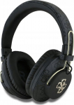 Headphones Guess Bluetooth ENC Metal 4G Logo czarny