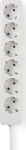 Nedis EXSO630F1WT Extension Cord 3m