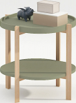 Side table NORAH 50x50xH55cm, green