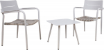 Balcony set COCORA table, 2 chairs, taupe