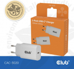 Club3D Lifestyle Ladeger&auml;t USB-C 30Watt, 2Stk wei&szlig; retail