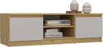 TOP E SHOP MALWA 120 TV cabinet, artisan oak/cashmere