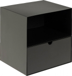 Nightstand JOLIET 30x25xH30cm, black