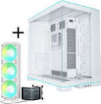 King Kits Lian Li O11D EVO RGB + TRYX PANORAMA SE ARGB Komplett-Wasserk&uuml;hlung - wei&szlig;, 360mm
