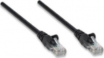 INTELLINET Patchkabel RJ45 U/UTP Cat5e 5.0m Lever protection black
