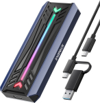 inateck SSD Geh&auml;use RGB M.2 NVMe SATA USB 3.2