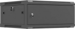 Lanberg Wall mounted installation cabinet 19" 4U 600X600 | WF01-6604-00B | Black