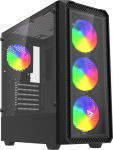 SAVIO NOCTIS computer case GLASS RGB X1