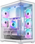 Modecom Volcano Space XL NF White - Full Tower | White | no power supply | 2 x USB 3.0 |491x245x548 mm| z glass |