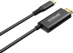 Vivolink USB-C to HDMI Cable with 100W, PD Charge, 2m Black