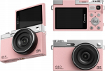 Xrec Digital Camera Digital Camera 64mp / 4k / 16x Zoom / Rotating Screen Lcd 2.88'' / Xrec C77 / Pink
