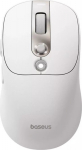 Baseus Mouse Baseus Editor Wireless Computer Mouse with Rechargeable Battery 800mAh i battery status indicator - White