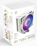 Modecom Volcano 0C T201 120 White - Cooler CPU| 120 | White| ARGB|