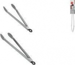 metaltex Barbecue tongs, Edelstahl, L&auml;nge: 340 mm mit feather and Schloss, stainless, durable, robust, - 1 St&uuml;ck (250974010)