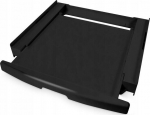 SCANPART Washing machine and dryer stacking kit with drawer and strap, black