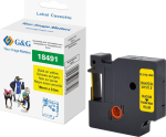 G&G Label tape compatible with Dymo Rhino 18489