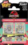 Funko Bitty Pop! 2-Pack: Jurassic Park - Tyrannosaurus Fossil & Dilophosaurus Vinyl Figures