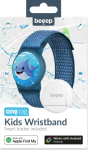 Beeep OneTag Apple Find My & Android Tracker - Kids Wristband Velcro Dolphin, mėlyna
