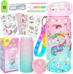 RoGer Unicorn Water Bottle + Accessories 600ml