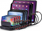 LINDY 10-Port USB-Ladestation 96W, 10x USB-A