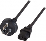 EFB Elektronik NETZLEITUNG AUSTRALIEN-C13 180, SCHWARZ 1.8M 3 X 0.75 MM