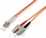 Equip Patchkabel LC->SC 3.00m Multimode Duplex OM1 orange Polybeutel