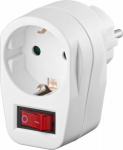 Wentronic Protective Safety Socket with Switch, 16 A