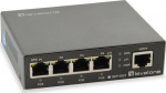 LevelOne PoE+Switch 4xGE PoE 60W unmanaged Metall