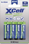 XCell Akku X2700 B4 Ni-MH Mignon AA 1.2V 2700mAh 4St