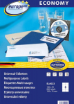 Universal labels Economy Europe100 by Avery Zweckform; A4, 100 ark./op., 105 x 74 mm, White